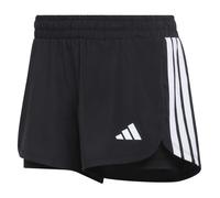 adidas Women's Pacer Workout Woven 2in1 Shorts, Black, XXL