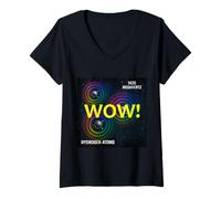 Womens Wow! Signal Hydrogen 1420 MHz 3iAtlas V-Neck T-Shirt