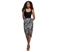 Women's wrap skirt Goddiva Noir 36