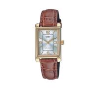 Womens Wristwatch CASIO LTP-1234PGL-7AEF Leather Brown Golden Vintage