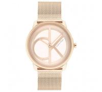 Womens Wristwatch CK CALVIN KLEIN ICONIC 25200035 Steel Mesh Gold Rose