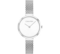 Womens Wristwatch CK CALVIN KLEIN TIMELESS 25200082 Steel Mesh White