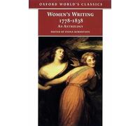 Women's Writing 1778-1838.: An Anthology (Oxford World's Classics)