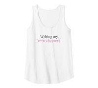 Womens Writing My Own Chapters Feminist Quote Women Tank Top