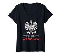 Womens Wroclaw Polska - Wroclaw Polska - City Travel Souvenir V-Neck T-Shirt