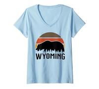 Womens Wyoming V-Neck T-Shirt