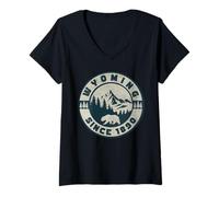 Womens Wyoming V-Neck T-Shirt