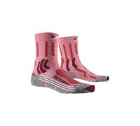 Women's X-SOCKS Trek X Linen Socks (vintage red melange/grey)