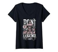 Women's Xena: Warrior Princess Be a Legend V-Neck T-Shirt