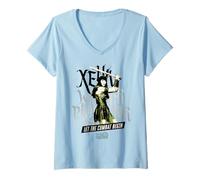 Women's Xena: Warrior Princess Let The Combat Begin V-Neck T-Shirt