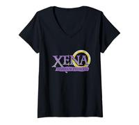 Women's Xena: Warrior Princess Logo V-Neck T-Shirt