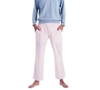 Women's Y2K Striped Linen Palazzo Pants - Loose, Comfortable, Elastic Waist, Wide Leg, Casual, Lounge, Sleeping, Streetwear