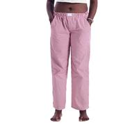 Women's Y2K Striped Linen Palazzo Pants with Elastic Waist - Casual Wide Leg Lounge Pants