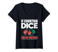 Womens Yahtzee V-Neck T-Shirt