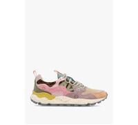 Women's Yamano 3 Light Mustard Grey Cipria Suede & Nylon Trainers - Mus / 41