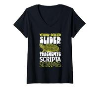 Womens Yellow-Bellied Slider V-Neck T-Shirt