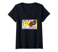Womens Yellow-Red-Blue by Wassily Kandinsky (1925) V-Neck T-Shirt