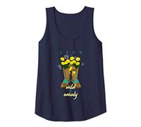 Womens Yellow rose cowboy boots. Grow the wild and unruly. Tank Top