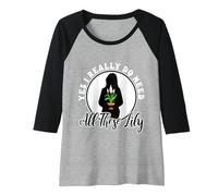 Womens Yes I Really Do Need All These Plants Lilly Raglan Baseball Tee