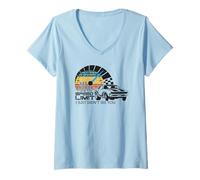 Womens Yes Officer I Saw The Speed Limit I Just Didn't See You, Cop V-Neck T-Shirt
