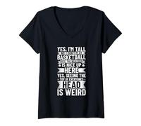 Womens Yes, Seeing The Top - Tall Girl V-Neck T-Shirt