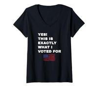 Womens Yes! This is What I Voted for Pro-Republican President V-Neck T-Shirt
