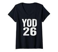 Women's YOD 26 Year of Democracy 26 V-Neck T-Shirt