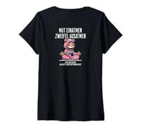 Womens Yoga - Breathe Your Way Free. Great and Fun Gift Idea V-Neck T-Shirt