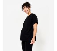 Women's Yoga Maternity T-shirt - Black