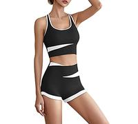 Women's Yoga Tracksuit Set for Women that Dries Quickly and Gives a Great Feeling Yoga Set Women's Camouflage, black, M