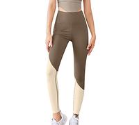 Women's Yoga Trousers, High Waisted Sports Leggings, Quick Dry, Slim, Casual, Chic Colour, Assorted Colours, Elasticity, Basic Fitting, Regular Fit Pants for Fitness