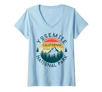 Womens Yosemite National Park V-Neck T-Shirt