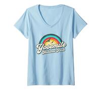 Womens Yosemite National Park V-Neck T-Shirt