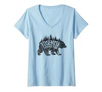 Womens Yosemite National Park V-Neck T-Shirt