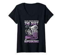 Womens You are A Skeleton Made from The Dust of Supernovas V-Neck T-Shirt
