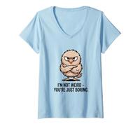 Women's You are just Boring Funny Bird V-Neck T-Shirt