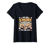 Womens You Are S'more Than Ready For This Test Teacher V-Neck T-Shirt