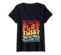 Womens You are the plot twist you've been waiting for V-Neck T-Shirt