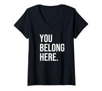 Women's You Belong Here V-Neck T-Shirt