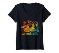 Womens You Better Stay Away From Copperhead Road Design V-Neck T-Shirt