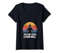 Women's You Can't Rush A Good Wall Mason V-Neck T-Shirt