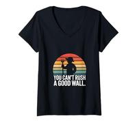 Women's You Can't Rush A Good Wall Mason V-Neck T-Shirt