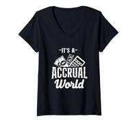 Womens You Can't Write Off Your Dog As A Dependent. Tax Humor V-Neck T-Shirt