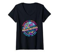 Womens You Give Your Man Butterflies High Blood Pressure V-Neck T-Shirt