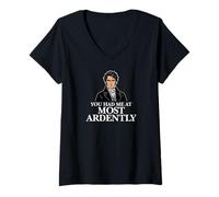 Women's You Had Me At Most Ardently Mr. Darcy Funny V-Neck T-Shirt