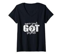 Women's You Just Got Served V-Neck T-Shirt
