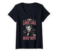 Women's You Look Like My Next Bite Vampire Flirt Party - V-Neck T-Shirt