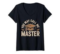 Women's You May Call Me Master V-Neck T-Shirt
