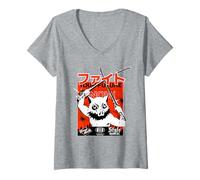 Womens Your Future is Now Brave to Death Style Rock V-Neck T-Shirt