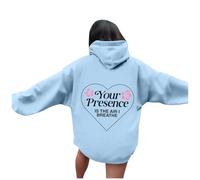 Womens Your Presence Is The Air I Breathe Casual Hoodies Workou Summer Aesthetic with Hood Sweaters Trendy Hooded Beach Graphic Pullover Hoodies Fall Soft Lightweight Cute Plain Cool